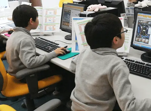 姫路のホエールキッズ授業風景2