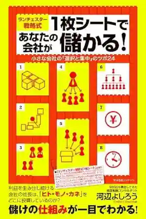 パソコン教室ホエールが掲載された書籍『ランチェスター戦略式１枚シートであなたの会社が儲かる！』表紙